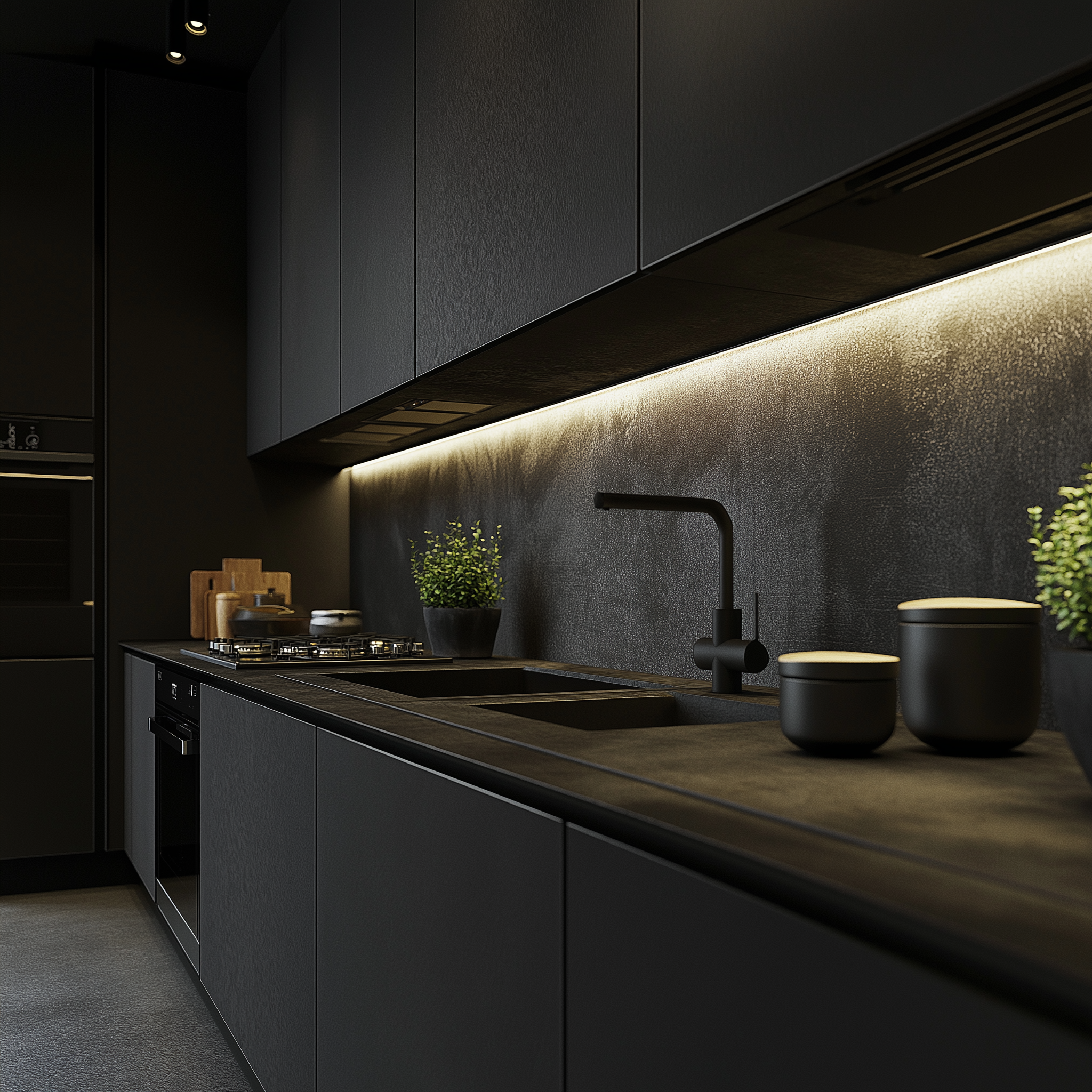 Postavljanje LED trake u kuhinji