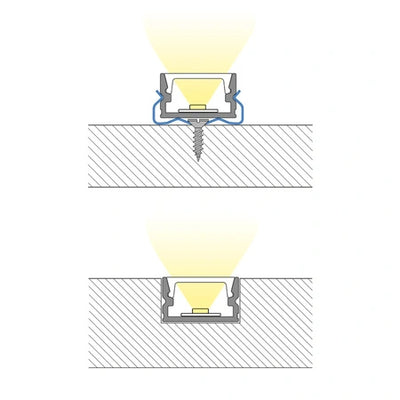 LED nadgradni profil UP-01
