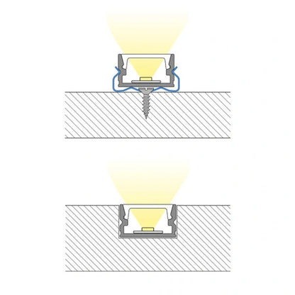 LED nadgradni profil UP-01