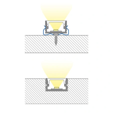 LED nadgradni profil UP-01