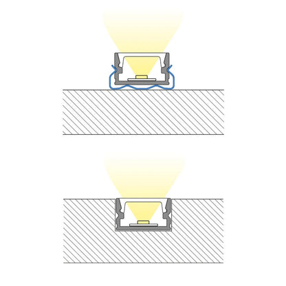 LED nadgradni profil UP-01