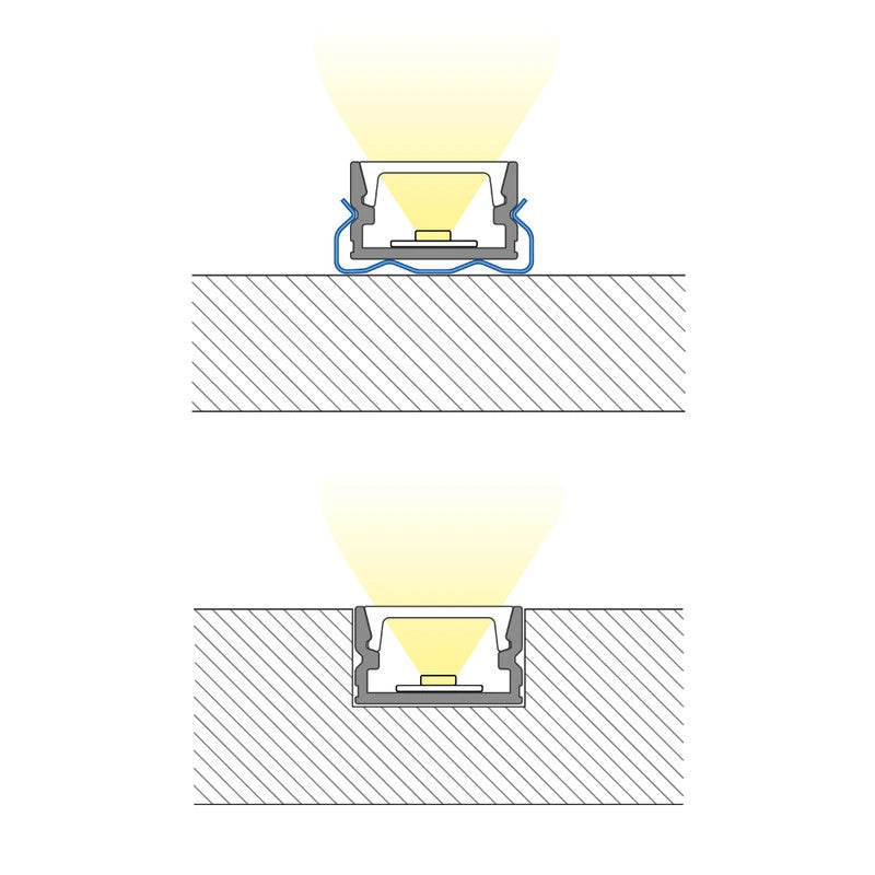 LED nadgradni profil UP-01